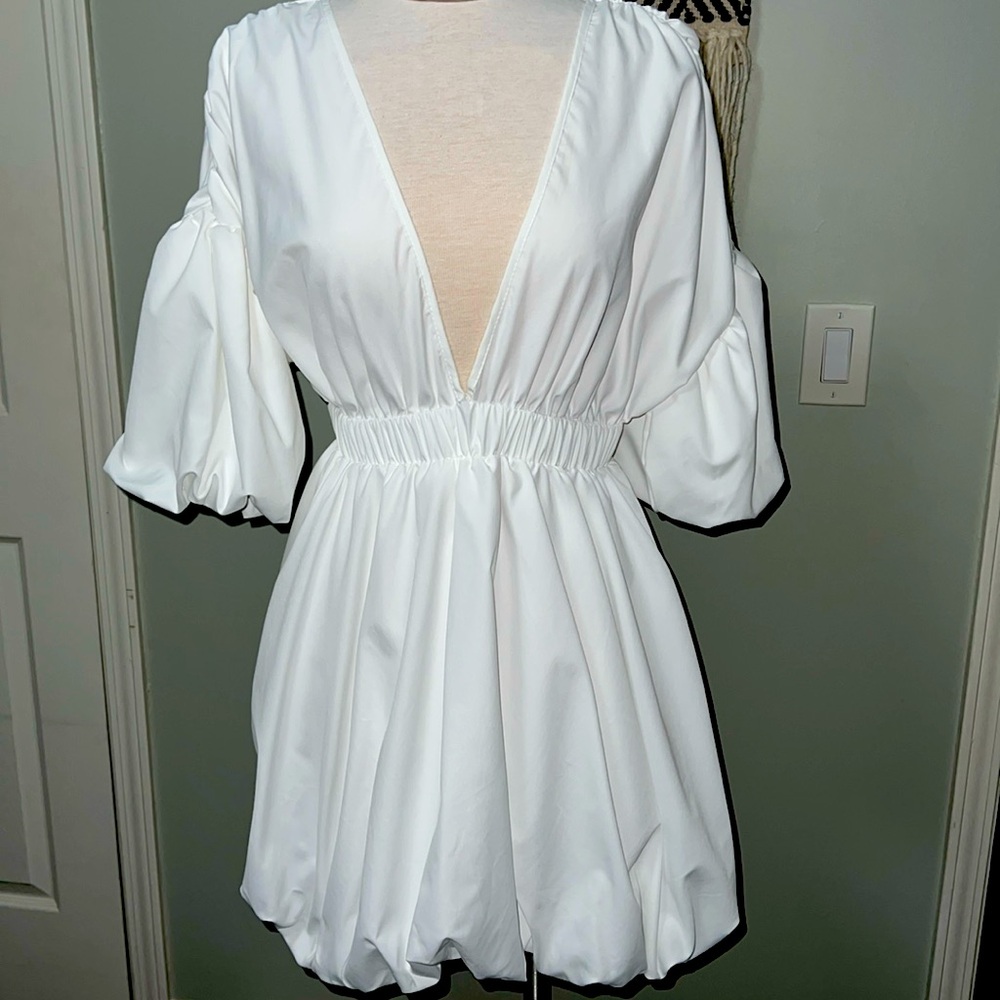 White Engagement Dress